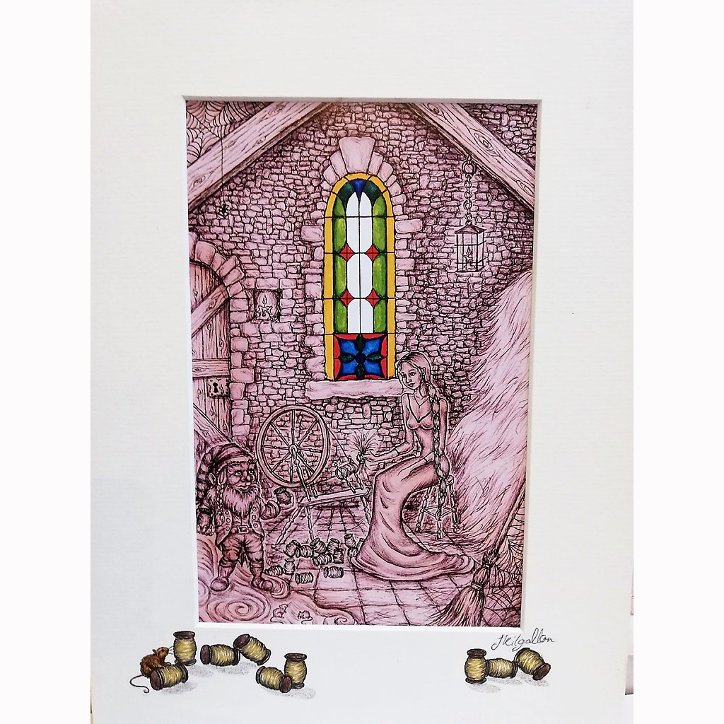 Rumplestiltskin Print by Jenni Kilgallon