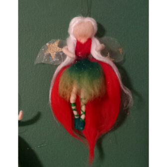 Christmas Felted Fairy by Jenni Kilgallon